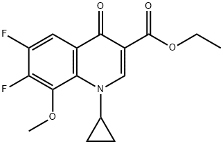 1-Cyclopropyl-6,7-difluoro-1,4-dihydro-8-methoxy-4-oxo-3-quinolinecarboxylic acid ethyl ایسٹر CAS نمبر۔{8}}