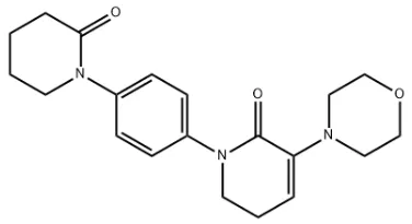 CAS: 545445-44-1 3- مورفولینو - 1- (4- (2-آکسوپیپرڈین -1-ایل) فینائل) -5،6-dihydropyridin-2 (1H) -ONE