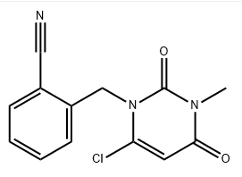 سی اے ایس: 865758-96-9 2- [(6 - کلورو -3،4-ڈیہائڈرو -3-میتھیل -2،4-dioxo-1 (2H) -Pyrimidinyl) میتھیل] بینزونیٹرائل