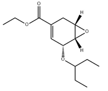 (1S,5R,6S)-Ethyl 5-(pentan-3-yl-oxy)-7-oxa-bicyclo[4.1.0]hept-3-ene{ {13}}کاربو آکسیلیٹ CAS نمبر 204254-96-6