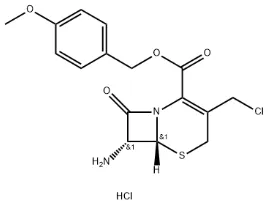 CAS: 113479-65-5 7 - امینو - 3 - کلورومیٹیل- 3 -} cephem - 4 - کاربوکسائل ایسڈ P - methoxybenzyl ایسٹر ہائیڈروکلورائڈ